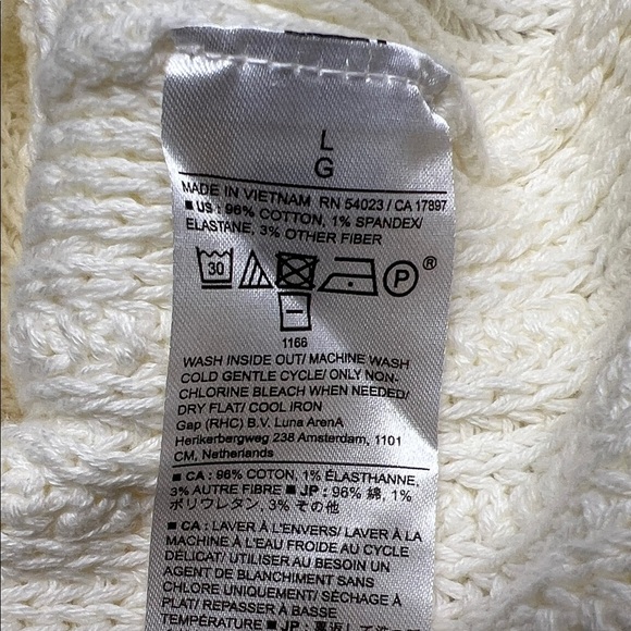 Banana Republic Cream Ribbed Knit Dress - Picture 7 of 7